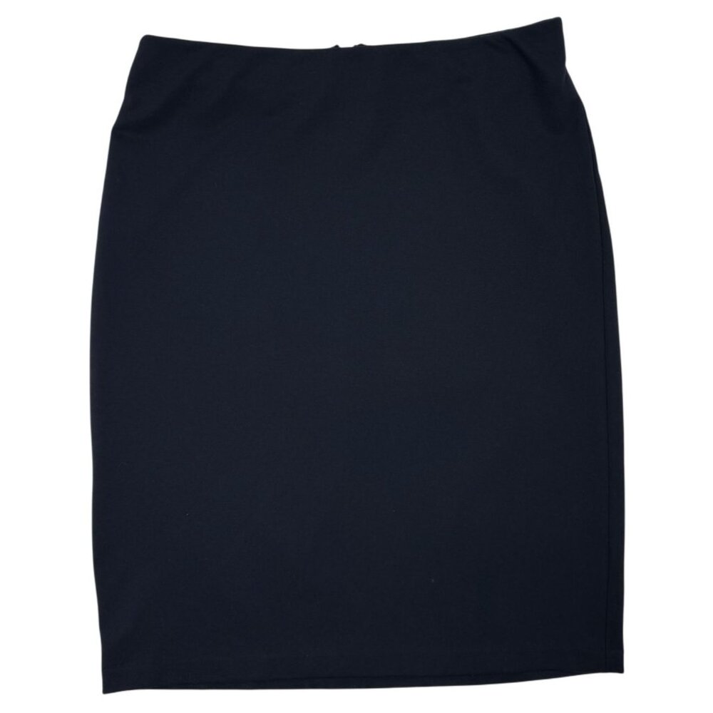 Philosophy Size 6 Knee Length Black “Night Life” Pencil Skirt Back Zipper